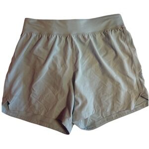 Under Armour Speedpocket Running Shorts Womens Large Light Blue Athletic Gym L